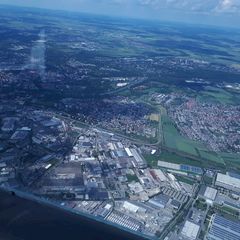 Flugwegposition um 12:03:48: Aufgenommen in der Nähe von Neu-Ulm, Deutschland in 1399 Meter